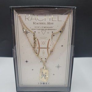 Rachel Roy Necklace Zodiac Sign Pisces Astrology 2 Pc Jewelry Set